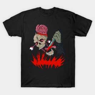 Crazy Insane Skull T-Shirt